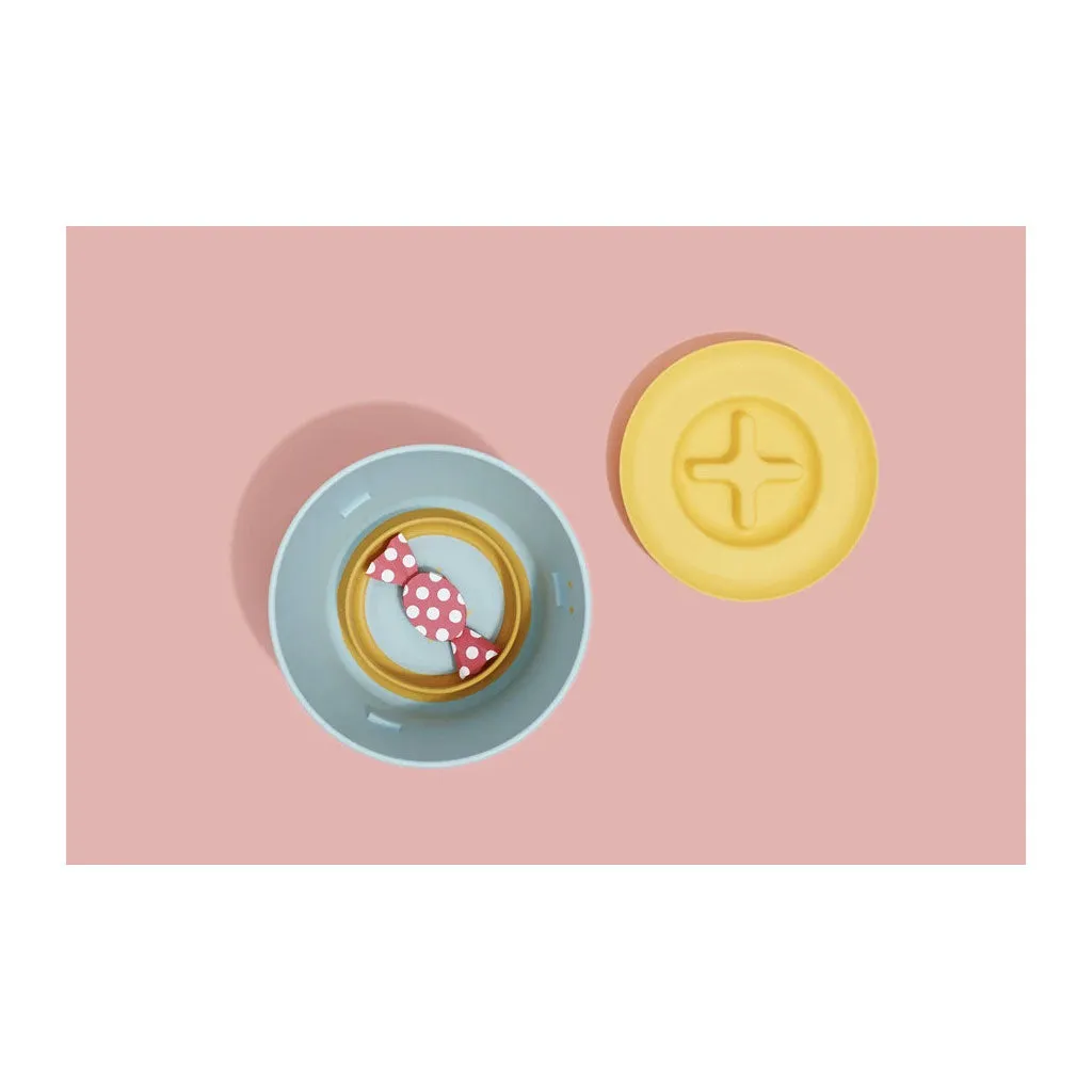 Treasure Bowl - Blue and Yellow