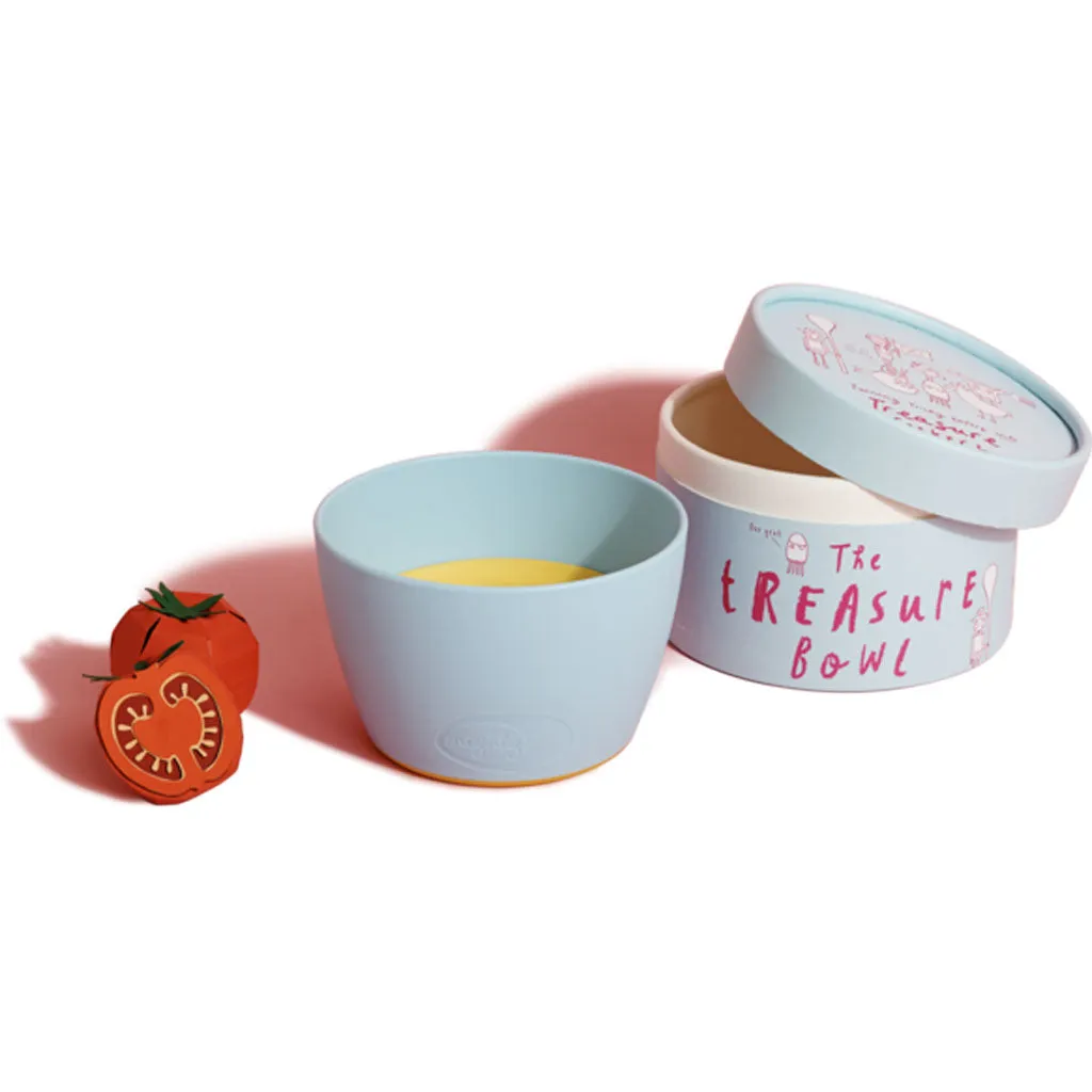 Treasure Bowl - Blue and Yellow