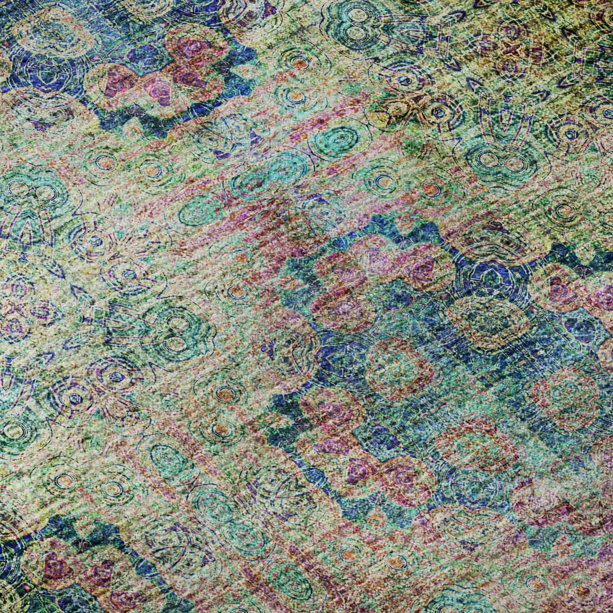 Trevi TV16 Green Rug