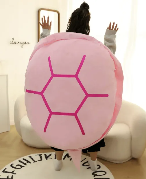 Wearable Turtle Shell Pillow - Cozy and Fun Plush for All Ages